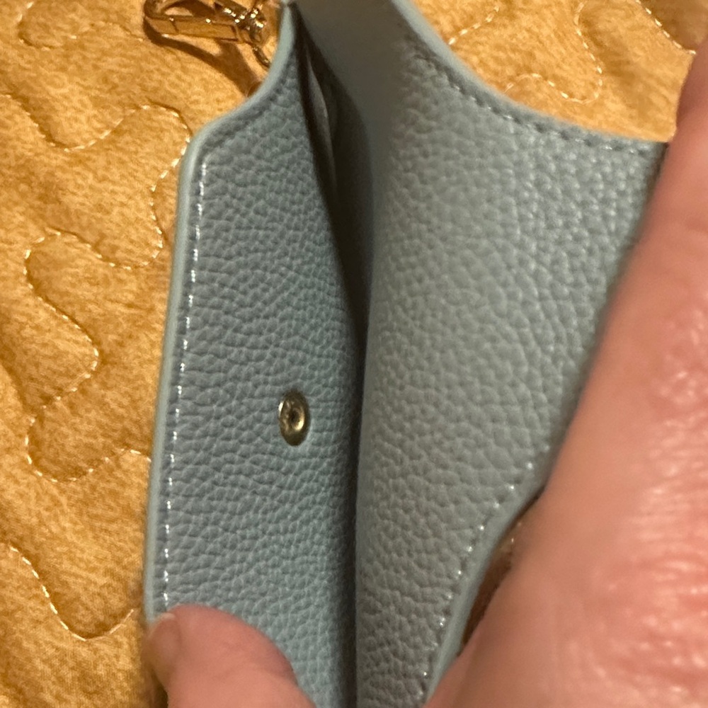Kedzie Blue Leather Keychain Pouch for Sunglasses - Picture 5 of 5